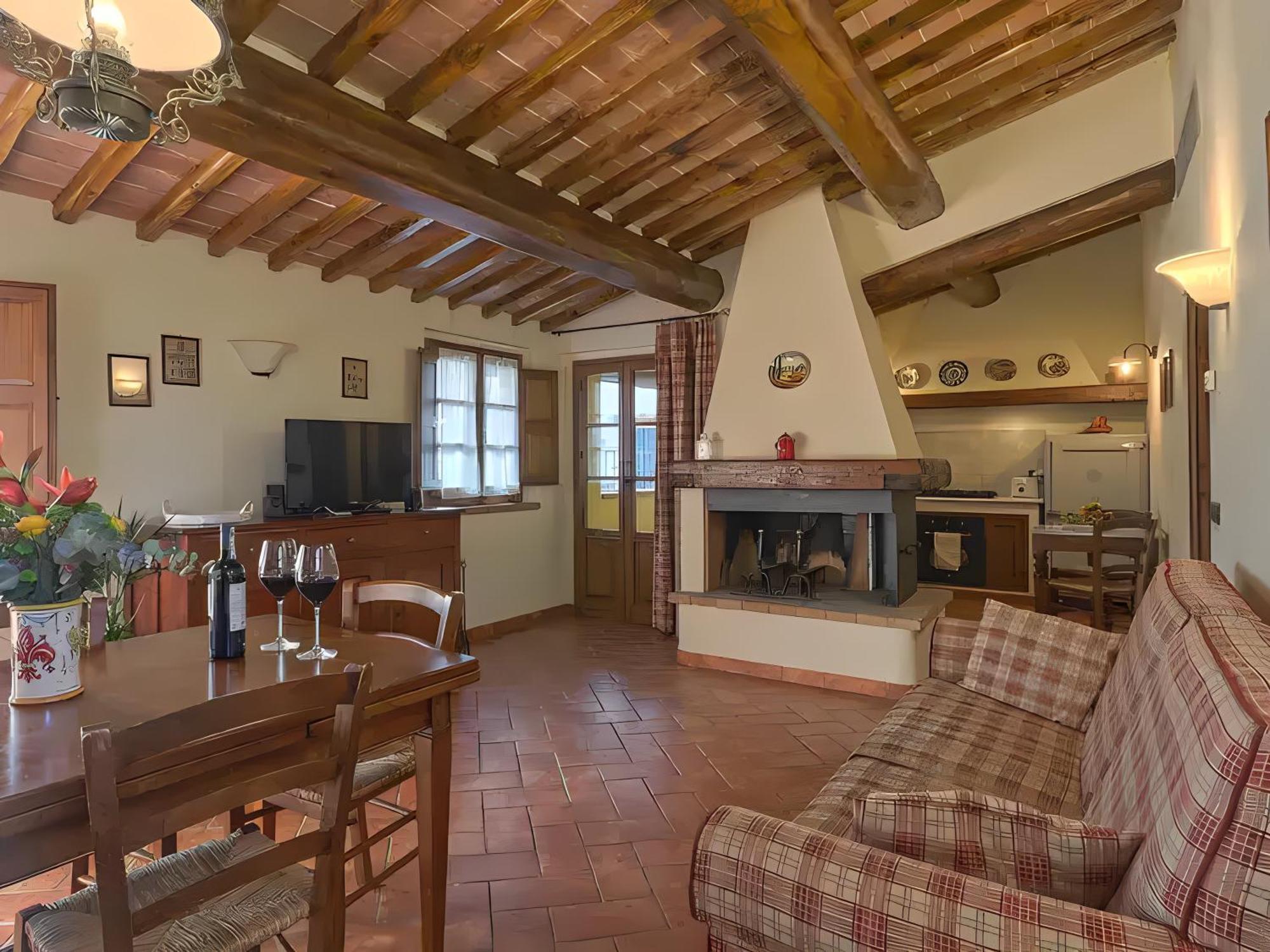 Апартаменты Relax In Chianti Il Borgo 8 Монтеспертоли Экстерьер фото
